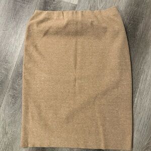 Forever 21 Tan Pencil Skirt